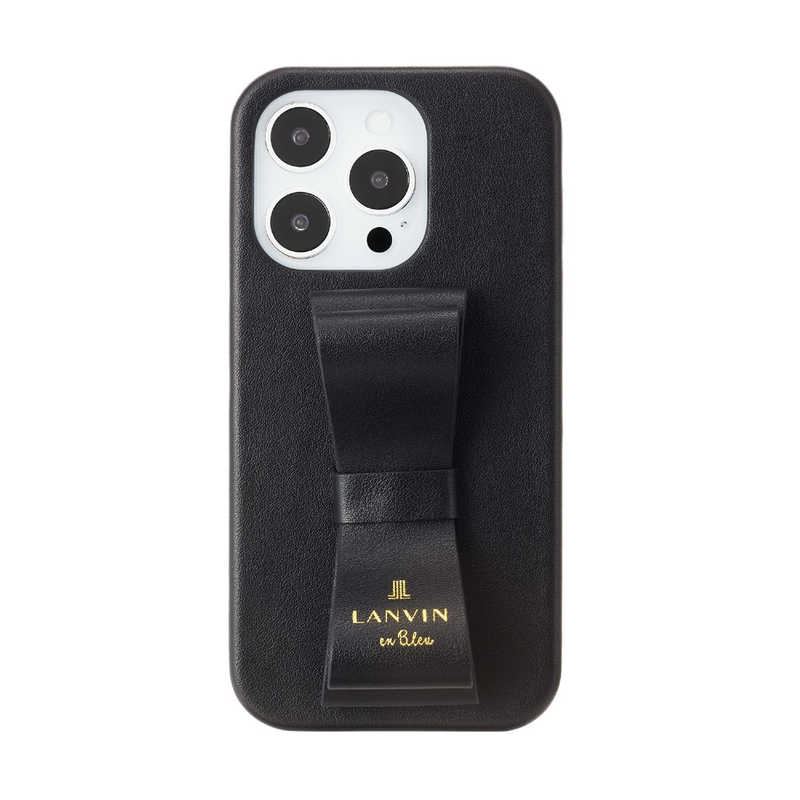 ランバン Slim Wrap Case Stand & Ring Ribbon for iPhone 14