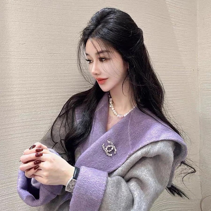 レディース 両面ウールコート 2025年秋冬新作 高級プチエレガントショートウールコート