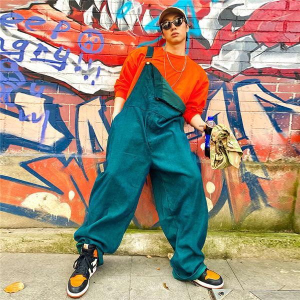 サロペット メンズ コーデュロイ つなぎ サロペット オールインワン パンツ 作業着 ワーク ペインター コットン ワイドパンツ ストライプ アメカジ