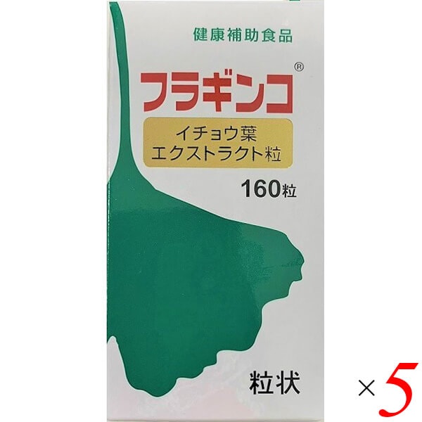 甲陽ケミカル フラギンコ イチョウ葉 エクストラクト粒 40g 5個セット