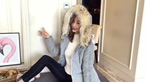 ハイエンド 新品 ダウンコート 厚手 暖かい 学生 レディース ダウンジャケット 中綿 秋冬用 防寒