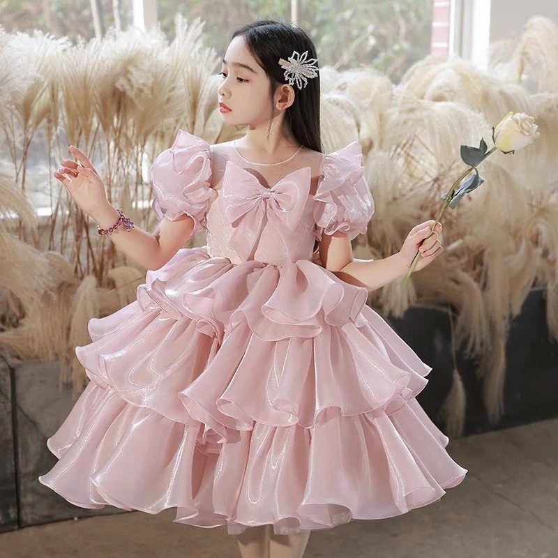 【早得!!特別価格】キッズ ウェディングドレス キッズドレス2026新作プリンセスドレスチュールキッズピアノ演奏公演着春 子供 ワンピース