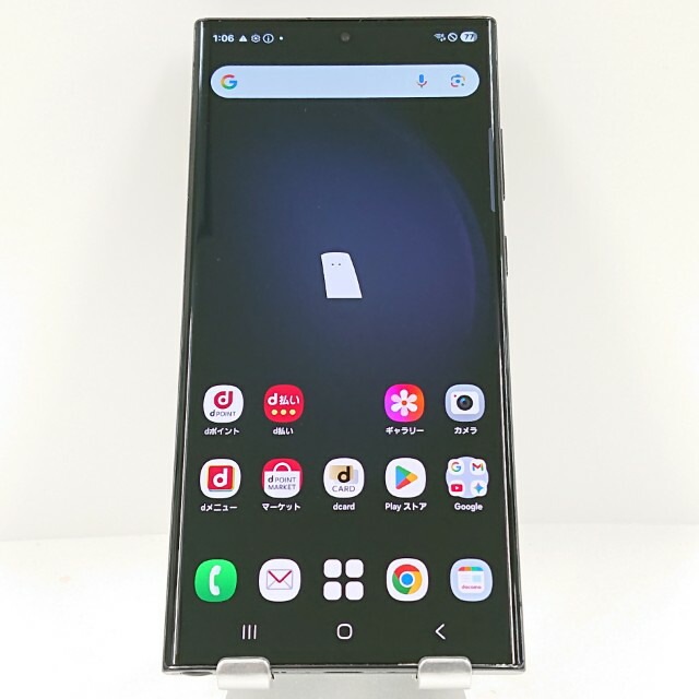 【赤ロム】Galaxy S23 Ultra SC-52D docomo ファントムブラック 送料無料 本体 c13576 【中古】