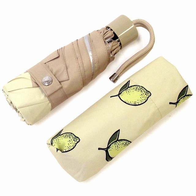 コーチ カサ COACH アウトレット UVカット 晴雨兼用 日傘 雨傘 レモン プリント フルーツ柄 ミニ アンブレラ 折り畳み傘 CAQ31 SVXUA 7,480円