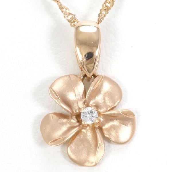 14K PG ネックレス ジルコニア 総重量約2.0g 約40cm ジュエリー 中古 28,310円