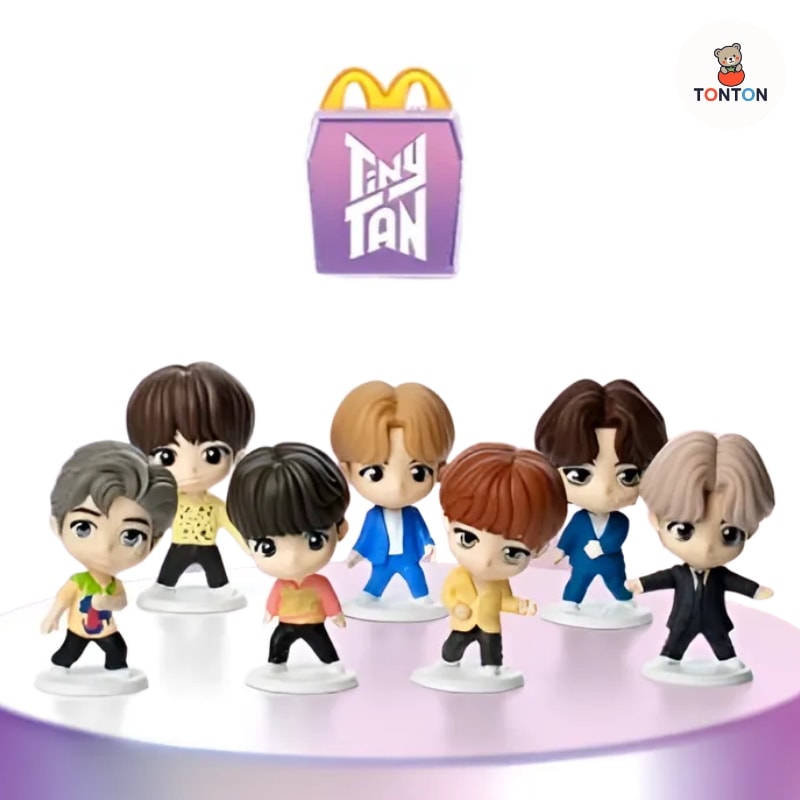 BTS マクドナルド　ハッピーミール　Tiny TAN 韓国マクドナルド、BTS「TinyTAN」ハッピーミールトーイ限定版