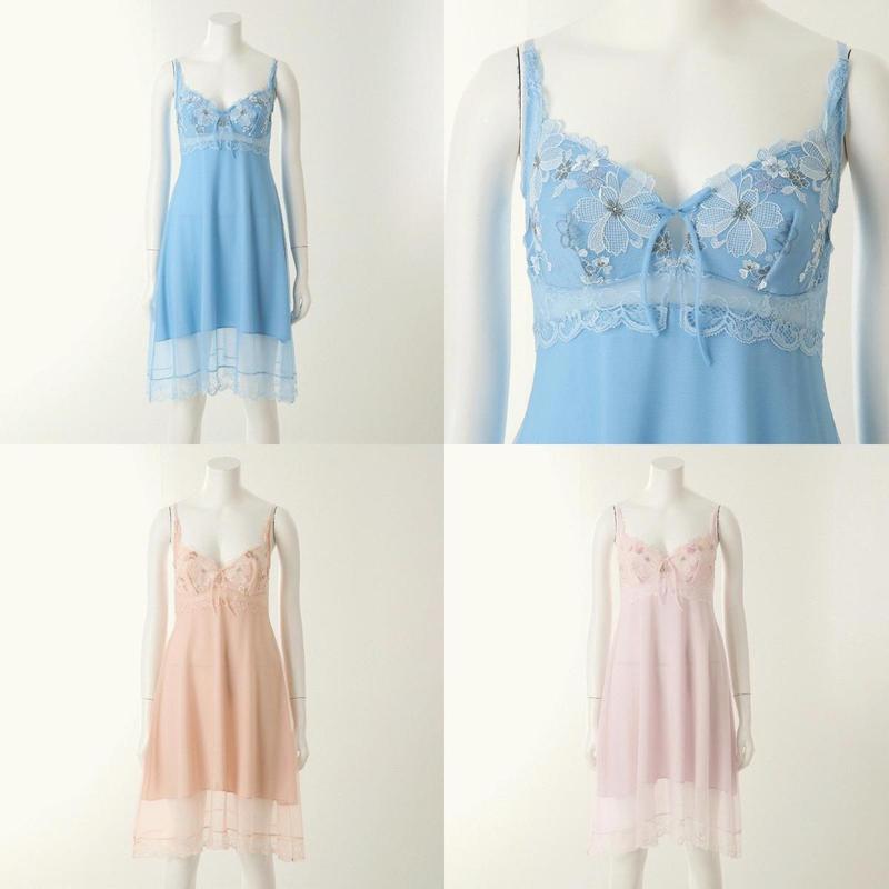 3枚入り 満開の花 女性用フルスリップ 3枚セット SWFS20813CCSG