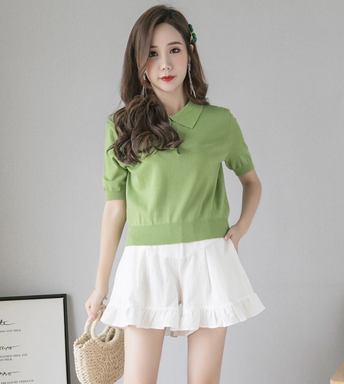 ボトムス デート ショートパンツ ショート丈 マタニティ ウエストゴム フリル 可愛い きれいめ 上品 おしゃれ かっこいい 可愛い ラブリー キュート ガーリー クール モード系 セクシー