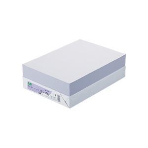 （まとめ）TANOSEE αエコカラーペーパーII A4 パープル 1冊（500枚） [x5セット]