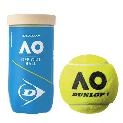 他サイト： ダンロップ DAOBYL2TIN 硬式テニスボール DUNLOP AUSTRALIAN OPEN(ダンロップ オーストラリアン オープン) 2球入りボトル DUNDAOBYL2TINの商品画像
