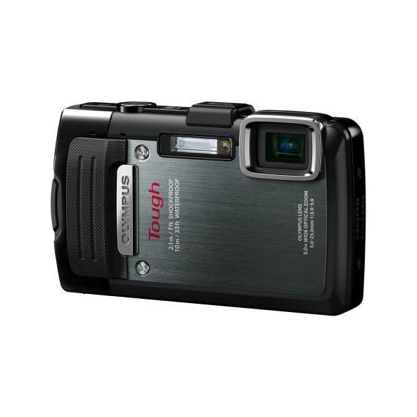 【中古】OLYMPUS デジタルカメラ STYLUS TG-830 1600万画素 裏面照射型CMOS 防水性能10m ブラック TG-830 BLK