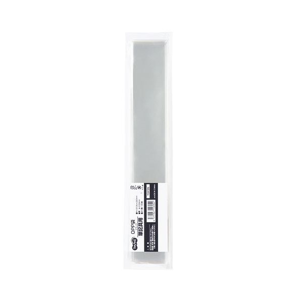 （まとめ） TANOSEE OPP袋 フラット 筆記具用 35220mm 1セット（500枚：100枚5パック） 10セット