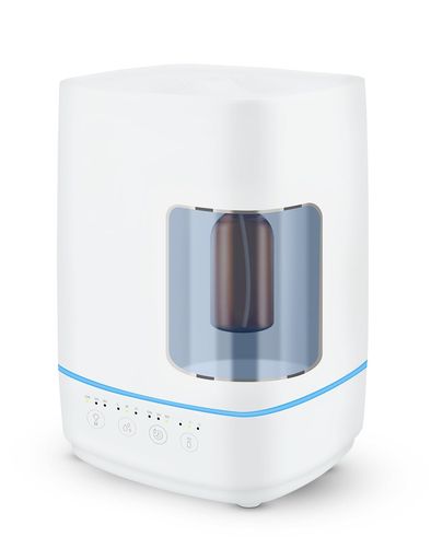 ENERG E’S CUBE EX 加湿器 超音波式加湿器プラスネブライザー式アロマディフューザー2IN1完全融合体 1.3リットル大容量 卓上用15畳まで対応 瞑想用 卓上用 店舗用 ヨガ室用 ワン