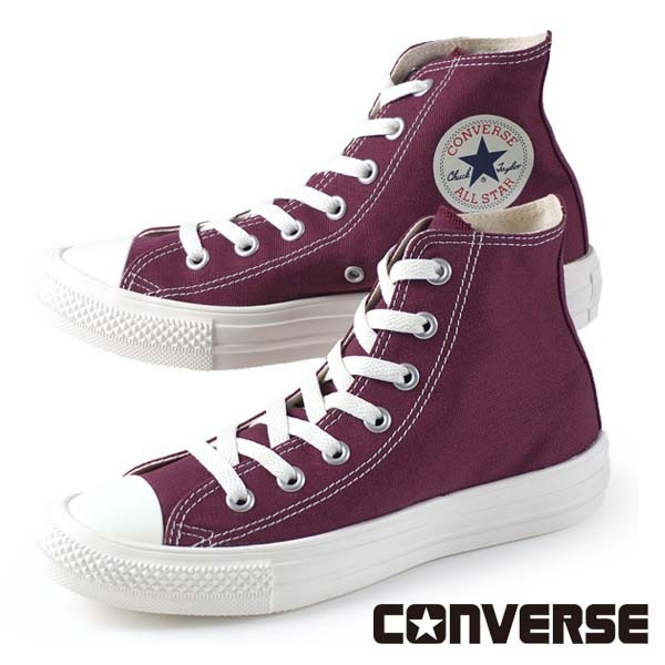 男女 ALL STAR LIGHT HI オールスター ライト ハイ ダークチェリー 軽量 防滑 キャンバス 1sd545 カジュアル シンプル おしゃれ かわいい