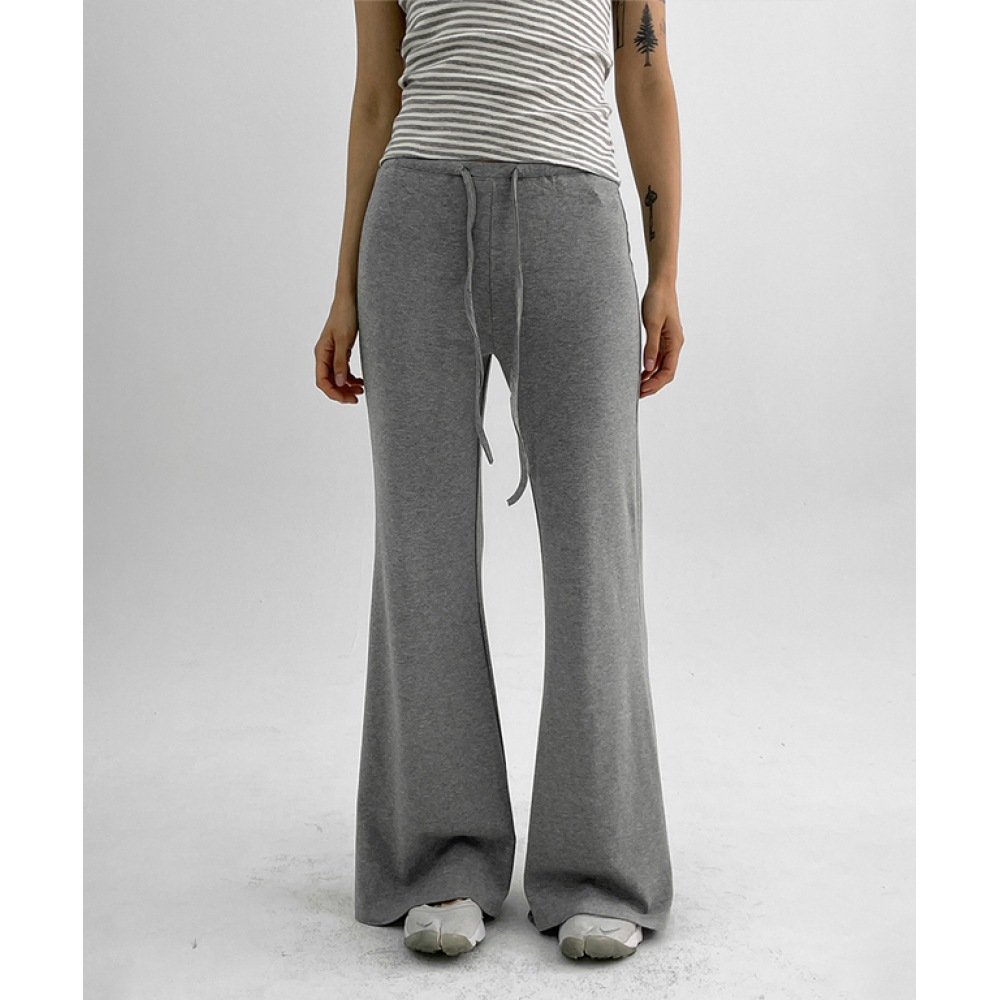 ブラックアップデクサーブーツカットバンディングパンツロングパンツ