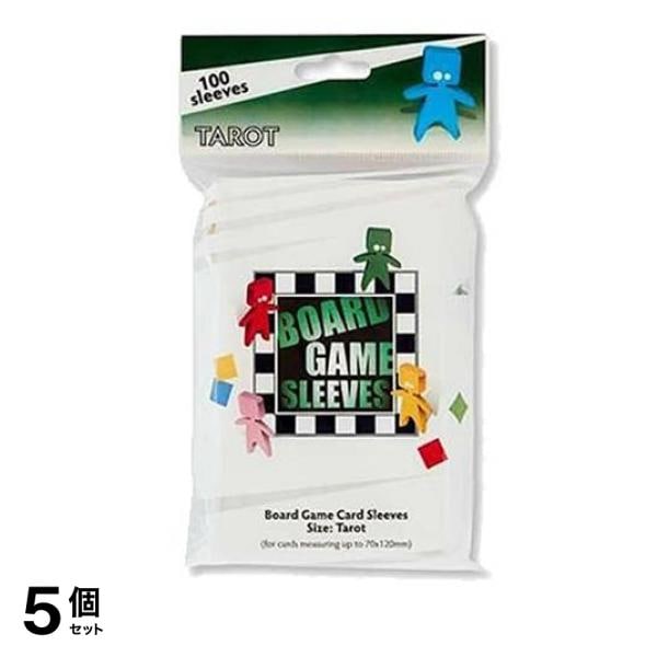 ボードゲームスリーブ ノングレア Tarot(タロット)70x120mm用 100枚入 5個セット