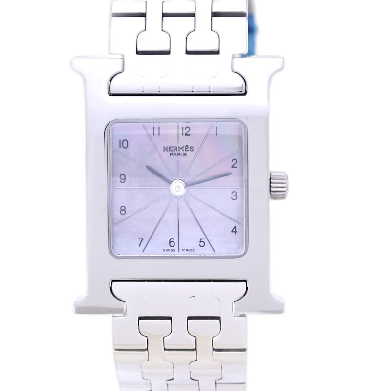 Hウォッチ HH1.210.214/4804【磨き済/電池交換済】 ステンレススチール レディース/130393【中古】【腕時計】