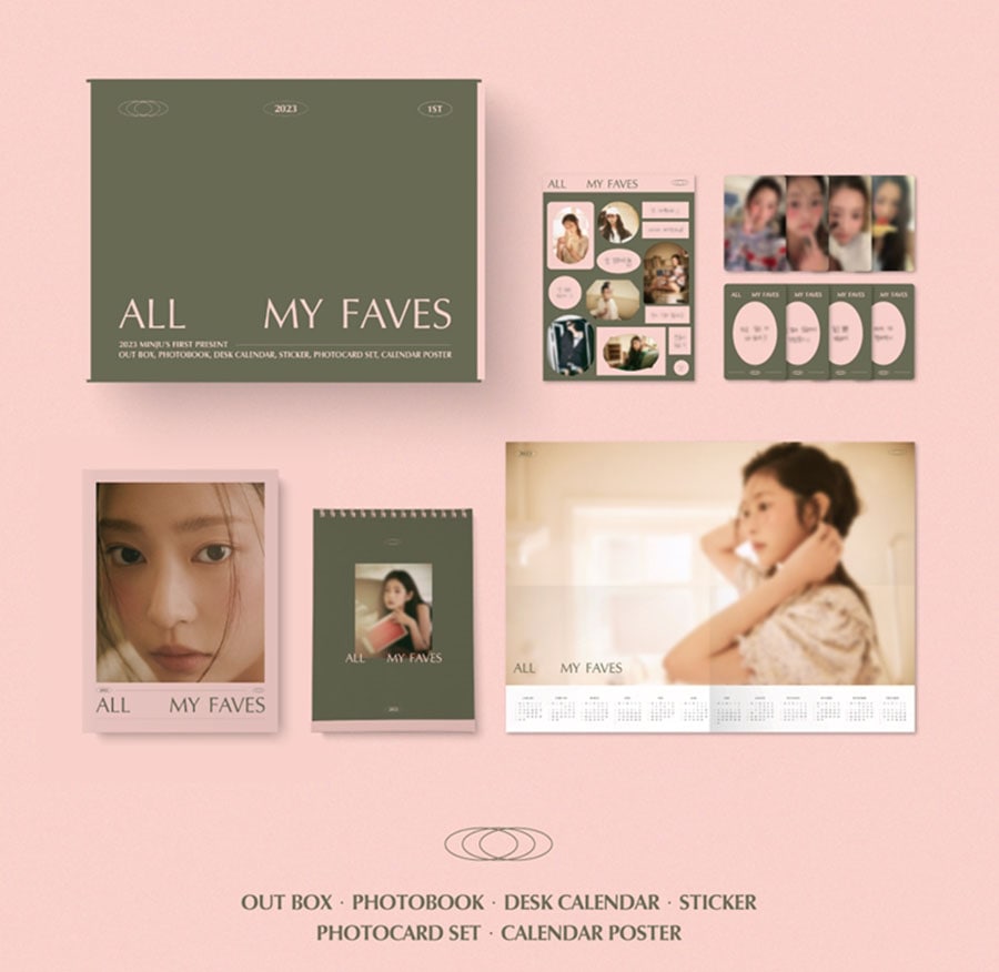 KIM MIN JU - 2023 Seasons Greetings MINJUS FIRST PRESENT [ALL MY FAVES]