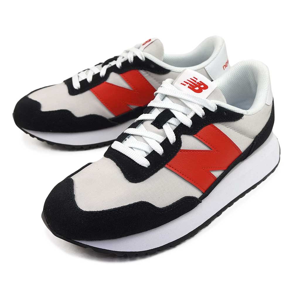 MS237 MCR ブラック レッド D幅 メンズ レディース スニーカー