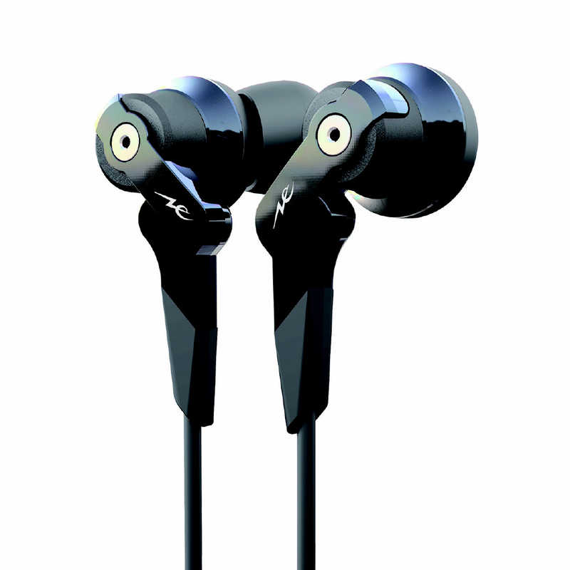 ラディウス　イヤホン カナル型 ブラック [φ3.5mm ミニプラグ]　HP-NHR11