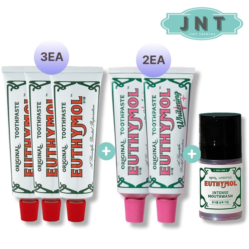 オリジナル歯磨き粉 106g 3個 +ホワイトニング歯磨き粉 106g 2個+インテンス マウスウォッシュ 50ml 1個 合計6個 集中ケア歯磨き粉＆マウスウォッシュ＆歯ブラシパック