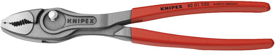 クニペックス KNIPEX ツイングリップ スリップジョイントプライヤー 開口幅調整可能 ネジ外し 摩耗したボルト ナットなどあらゆるものをしかっかり掴める プラスチックコーティングハンドル 250m