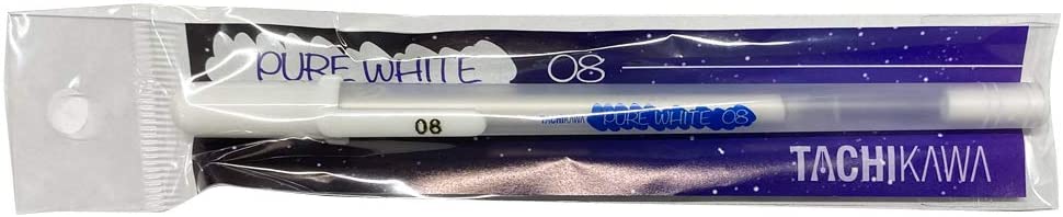 ベストセラー タチカワ （まとめ買い）立川ピン 水性ゲルインクボールペン 10本セット TPW08 0.8mm ピュアホワイト 筆記具