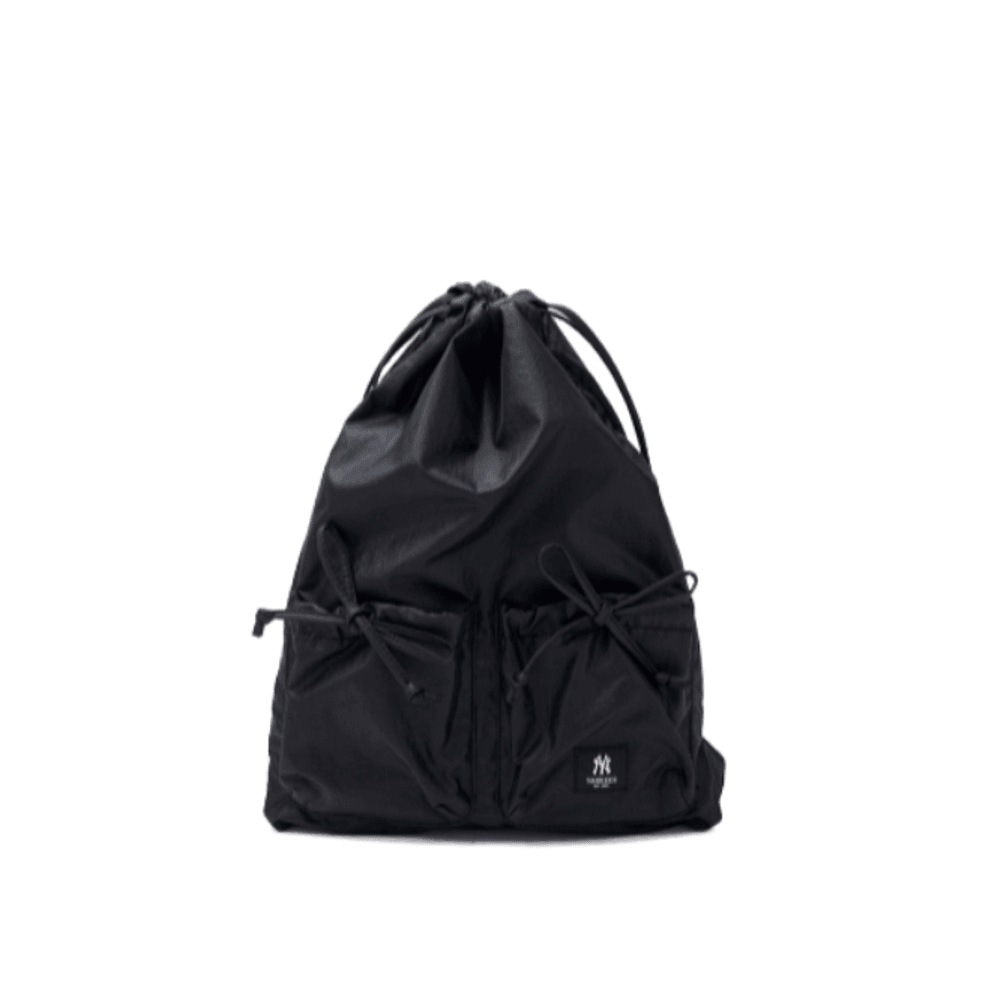 【espa karina着用 】ベーシックドローストリング バックパック NY (Black)