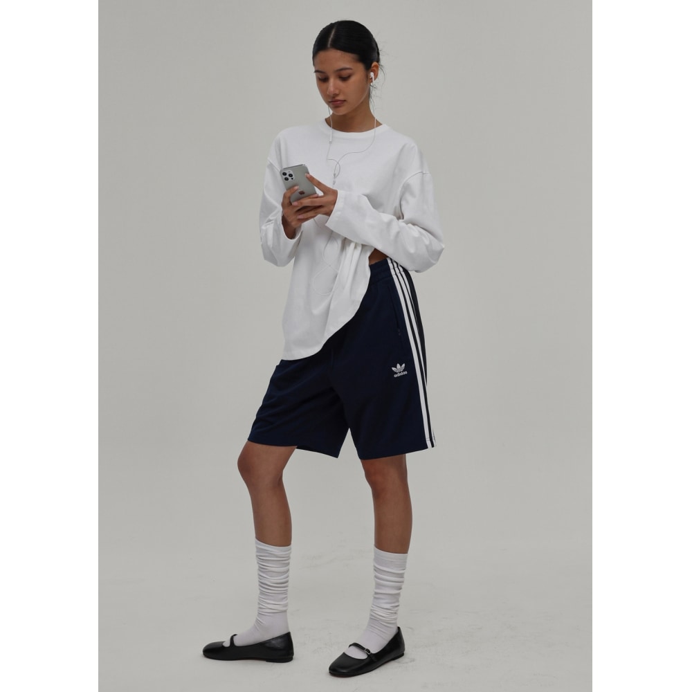 ブラックアップ [B-BASIC] ハードコットンオーバーフィットロングスリーブ T シャツ