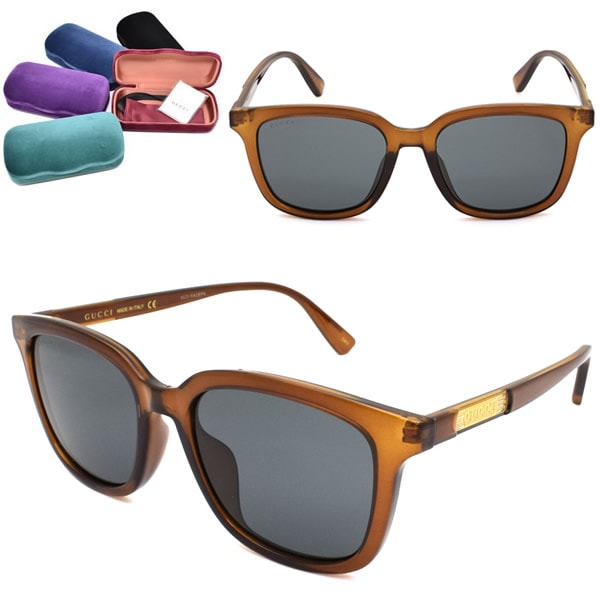 サングラス GG0939SA-002 アジアンフィット メンズ レディース ユニセックス ブラウン グレー
