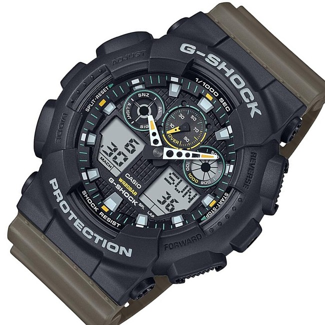 メンズ腕時計 アナデジモデル (海外モデル)GA-100TU-1A3