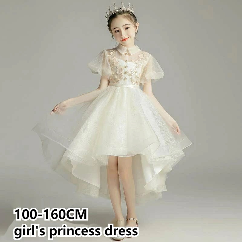 子供ドレス 女の子 ピアノ 発表会 レースドレス ワンピース 誕生日会 ロングドレス ショートドレス キッズ ワンピース お姫様 プリンセスドレス 結婚式 七五三 ジュニア プレゼント 子供 ドレス