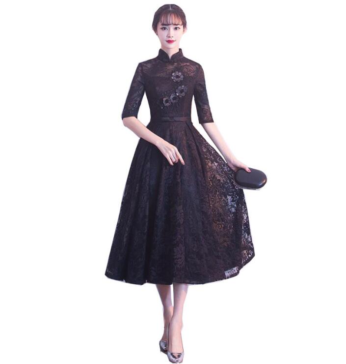 ロングドレス 袖あり ミモレ丈ワンピース パーティドレス フォーマル 二次会 謝恩会 同窓会 大人 20代30代40代 結婚式 レディース 着痩せ ウエディングドレスXS/S/M/L/XL/XXL 誕