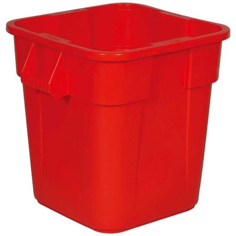 ニューウェルラバーメイド社　ラバーメイド スクエアブルートコンテナ レッド　352605 8,903円