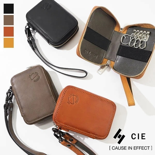 キーケース 本革 ELVA KEYCASE Sサイズ ラウンドファスナー メンズ レディース 小物 レザー 032177 ブランド [正規取扱店]