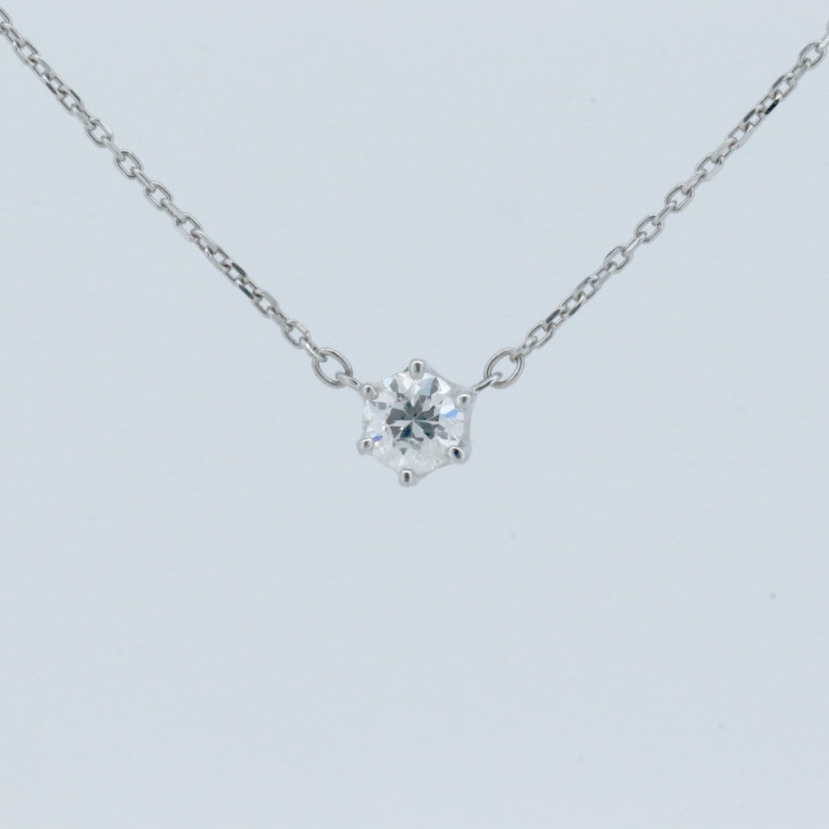 ダイヤモンド ネックレス 4℃ 一粒ダイヤモンド Pt850(プラチナ) 質屋出品