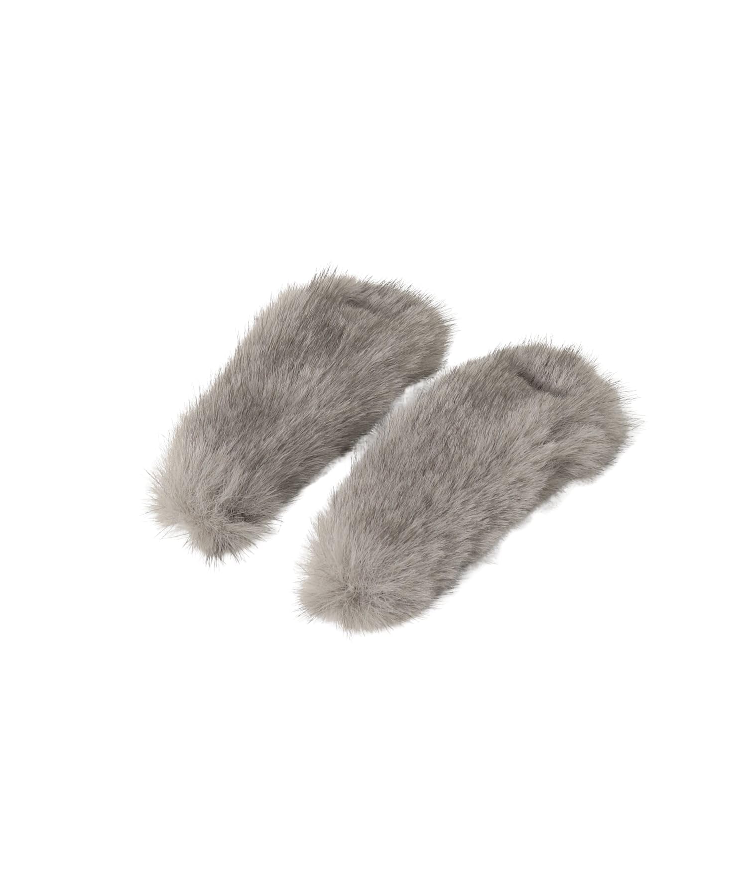 [URBAN RESEARCH ROSSO(アーバンリサーチ ロッソ)]バレッタ・ヘアクリップ heyep Faux Mink Hair Clips-2P ウィメンズ RWA6-HP09625 グレー