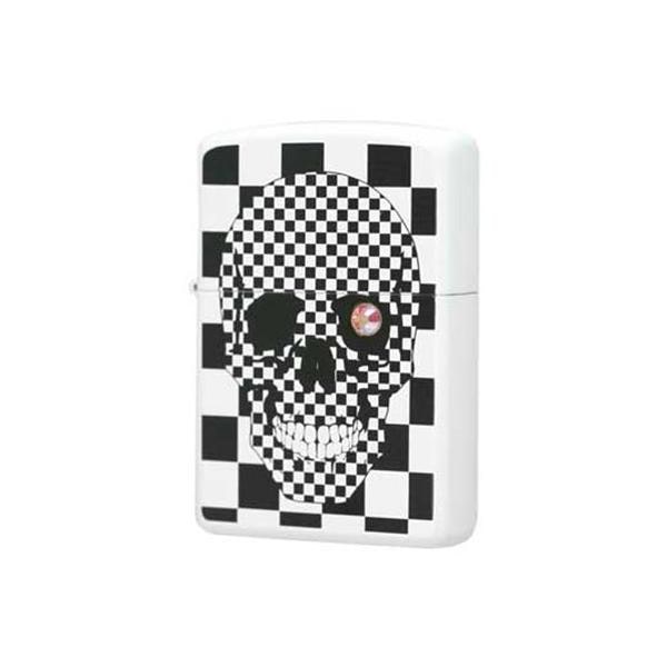 ZIPPO　ジッポー ライター　チェックドスカル　A