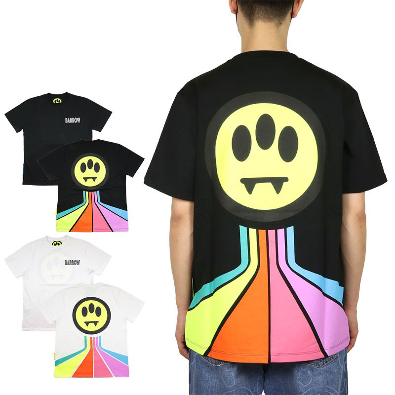 バロー Tシャツ BARROW 半袖Tシャツ メンズ レディース ブランド 大きいサイズ 026