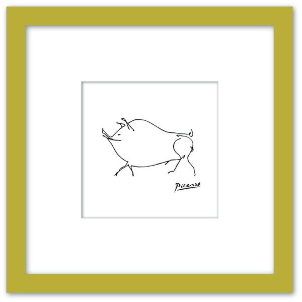 ファブリックパネル アートフレーム おしゃれ モダンアート 壁掛け ウォールデコレーション ピカソ Pablo Picasso10 Mサイズ 325x325mm