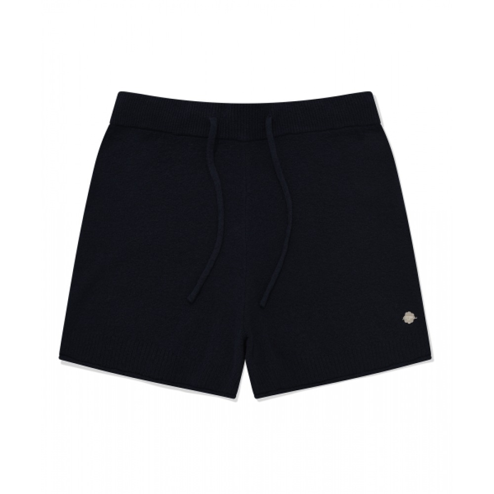 COVERNAT 女性用ブックルニットショーツネイビー