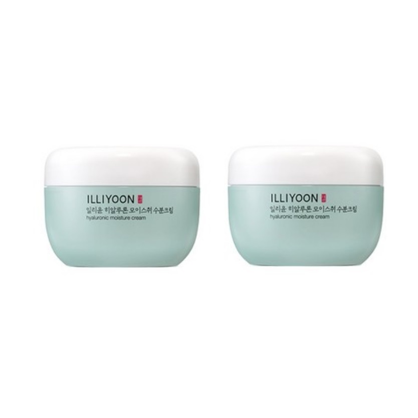 ヒアルロン モイスチャー水分クリーム, 100ml*2ea (ヒアルロン酸/水分鎮静/水分保湿/保湿ケア/鎮静ケア/緑茶種子オイル/ フェイス&ボディ兼用)