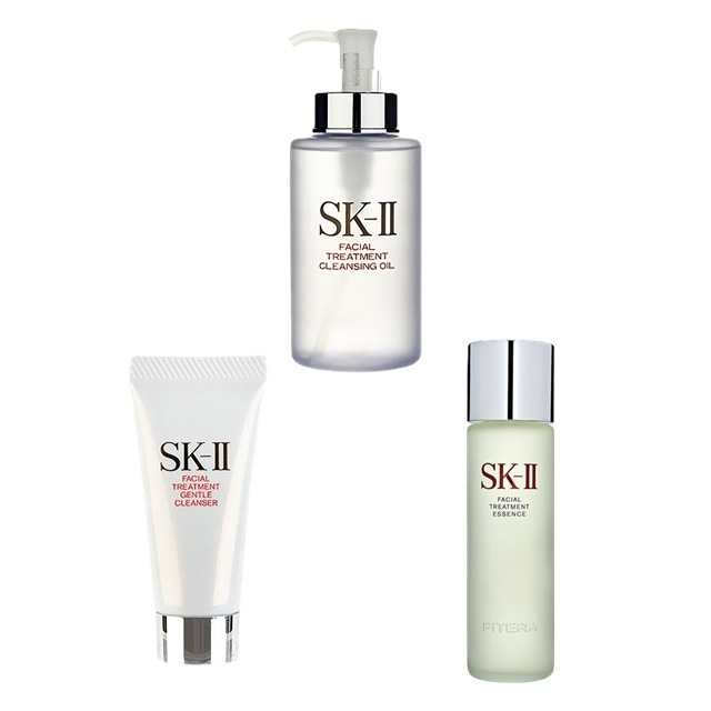 エスケーツー（SK-II／SK2） ピテラベーシックケア 3点セット/FT クレンジングオイル 250ml ＋ FTジェントルクレンザー 20g ＋ FT エッセンス 230ml 20,080円