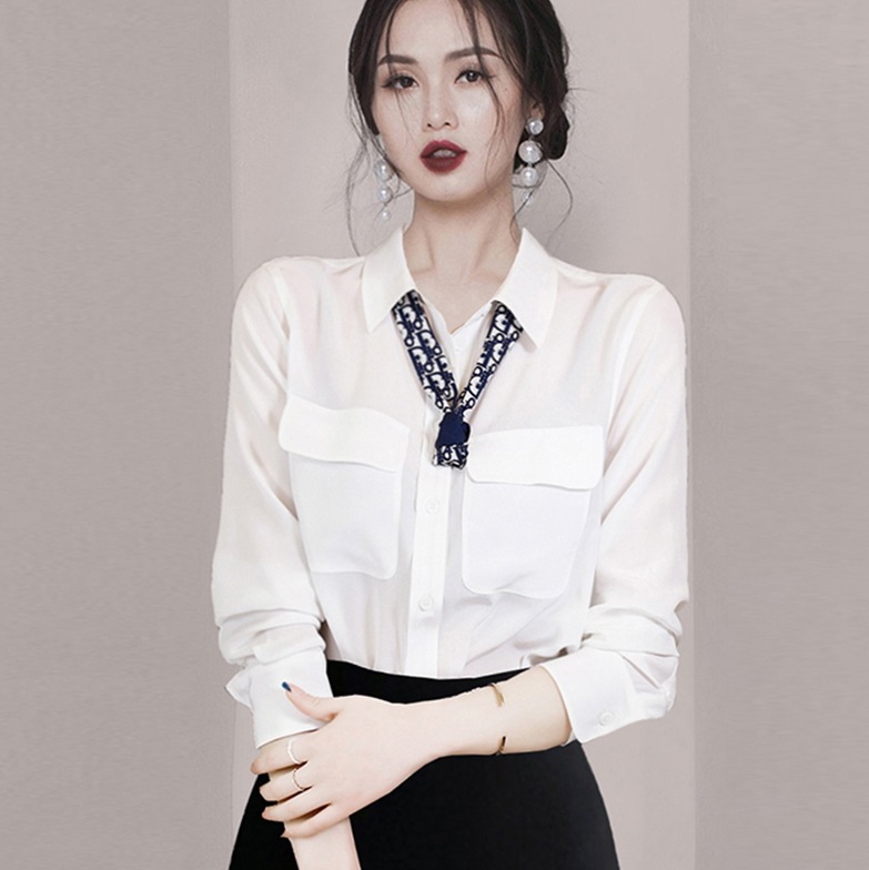 長袖シャツ トップス シャツ ブラウス 袖あり 長袖 襟付き 前開き かわいい 大人可愛い きれいめ シンプル カジュアル 大人 上品 おしゃれ お洒落 かっこいい レトロ 大人可愛い 大人女子