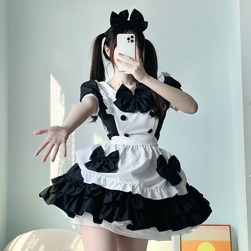 ハロウィン ハロウィン サンタ メイド服ロリータドレスロリータ二次元 サンタ二次元ロリータ元旦ハロウインメイド服メイドセット コス 9,379円