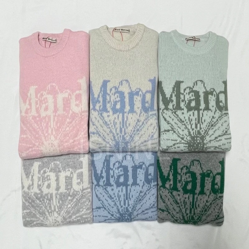 CASHMERE BLENDED PULLOVER FLOWER [公式正規品]