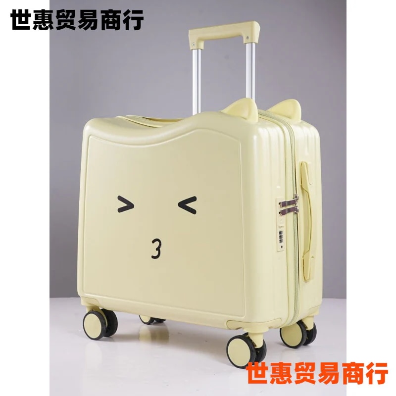 子供用スーツケースは小型軽量パスワードボックスメンズ旅行小型搭乗トロリーケースレディースに座って乗ることができます
