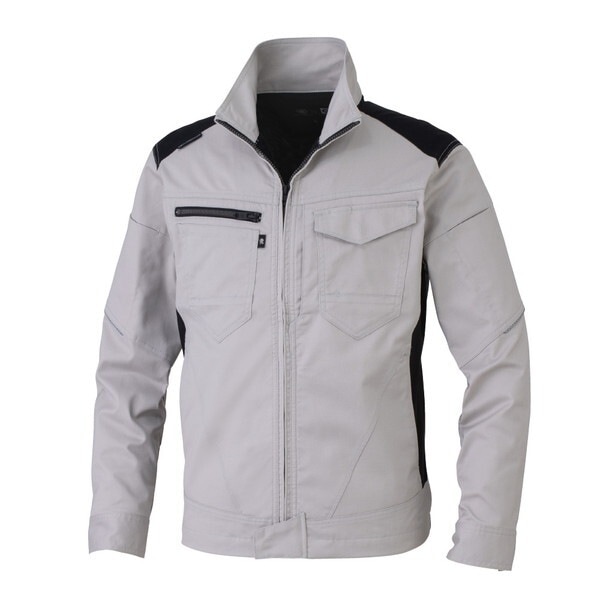 コーコス AG-3081 シルバー LL ストレッチ長袖ブルゾン