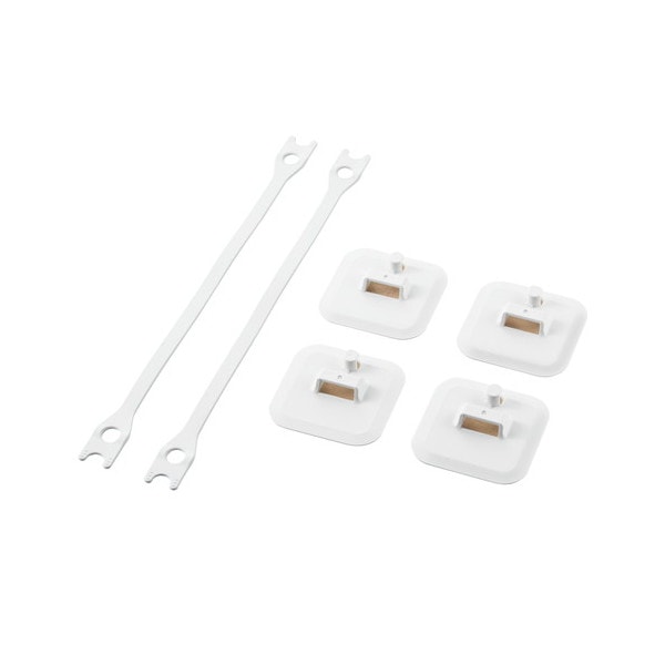 TS-F015 耐震 ゴムベルト 家具 転倒防止 震度7対応 150kg 2本入り 強力粘着 地震用ストッパー ホワイト メーカー直送