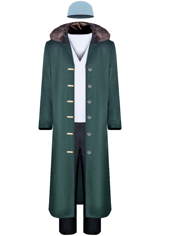 Monenjoy コスチューム　クザン 大海賊　黒ひげ海賊団　青キジ　ユニフォーム　コスプレ　仮装　ワンピース　舞台衣装　ハロウィン　イベント　大海賊百景